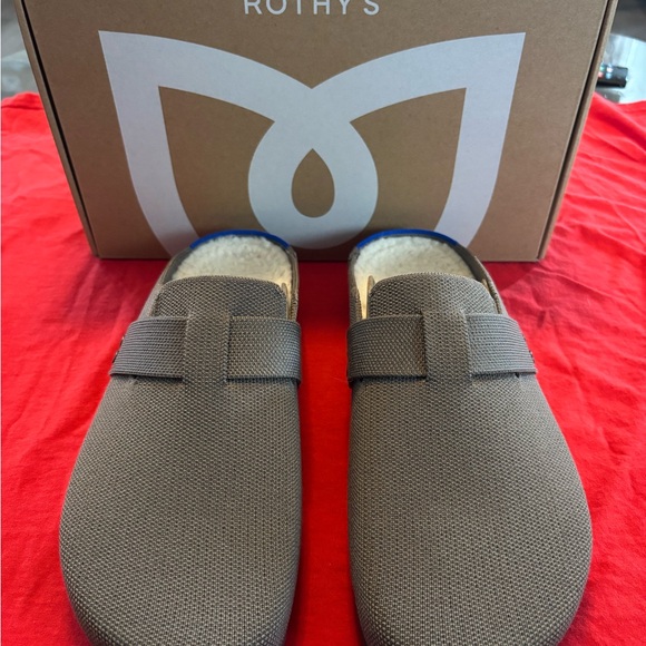 Rothy's Other - Rothy's Taupe Men's Slip-On Loafers Sparrow Cozy Clog
